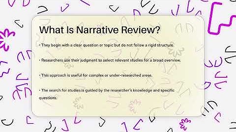 What Is Narrative Review? - The Language Library