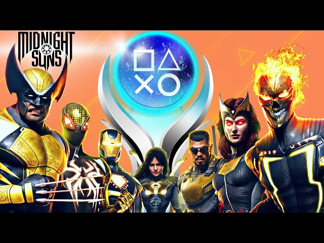 Marvel's Midnight Suns] Platinum 48 + 100% : r/Trophies