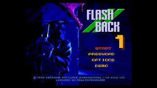 Flashback (Genesis / Mega Drive) Playthrough Part 1 (Titan Jungle & New Washington)