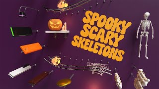 'Spooky Scary Skeleton' On Amazing Instruments! #Halloween #Spooktober #Marblemusic
