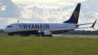 Ryanair Action at Norwich Airport | B737-800 / B737 MAX 8