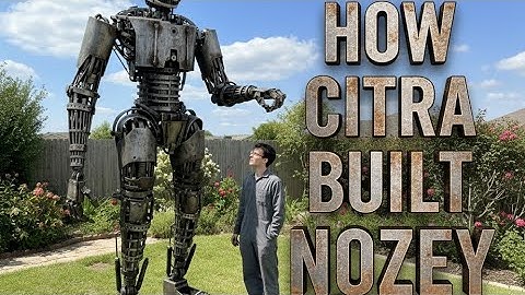 Citra building Nosey animatronic robot 🛠 @Citranoseyrobot #fyp #citra 