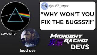 Lead Developers Answer YOUR Questions... (Midnight Racing)