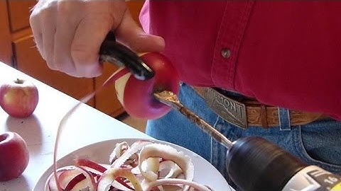 The Fastest Way to Peel an Apple