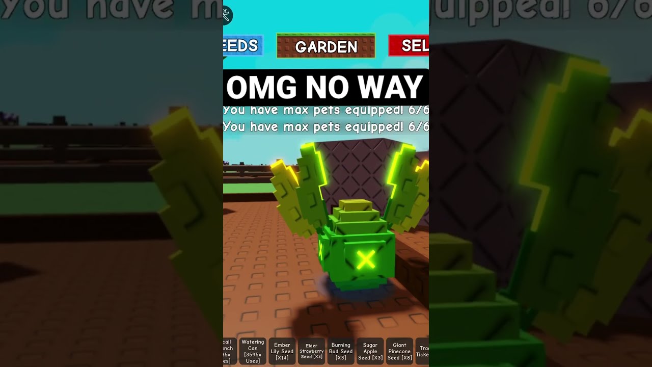 OMG NO WAY MY LUCK IS INSANE JOKE Trending Roblox Growagarden Funny
