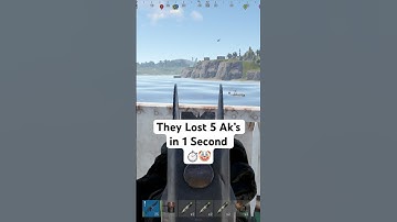 Rust - losing 5 Ak’s in 1 sec ⏱🤡 #rust #short #shorts
