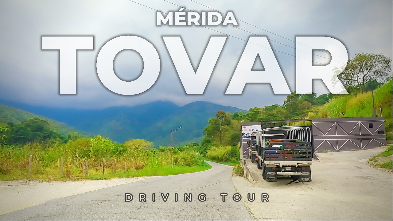 Mérida en Ruta: Descubre Tovar desde Santa Cruz de Mora. | VENEZUELA 🇻🇪 | DRIVING TOUR | 4K | 2025.
