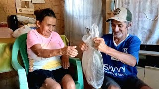 ANÔNIMA ENVIA UMA AJUDA APULUMADA PARA SEU ZÉ DA BICICLETA #gratidão 