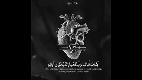 كِتَابٌ أَنزَلْنَاهُ إِلَيْكَ مُبَارَكٌ لِّيَدَّبَّرُوا آيَاتِهِ .. بصوت القارئ " اسلام صبحي "