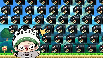 マグナムキラーから逃げきれ アクションエスケープコースを作ってみた マリオメーカー2 Mp3