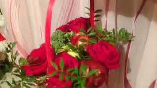 Корзина с фруктами и розами!подарок своими руками Корзина с фруктами и розами!подарок своими руками