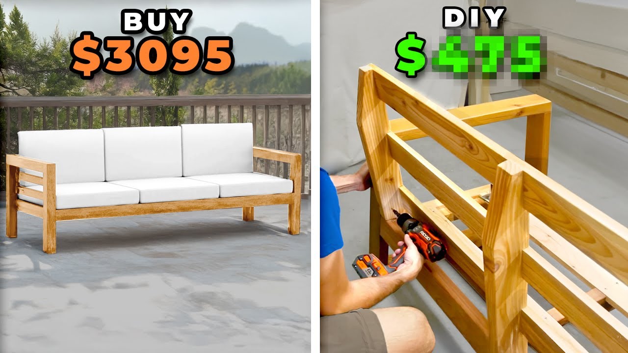 Build Outdoor Furniture & Save Money.