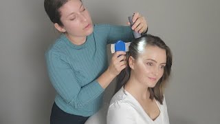 ASMR Scalp Check and Hair Treatment By @ChilibASMR - Real Person ASMR