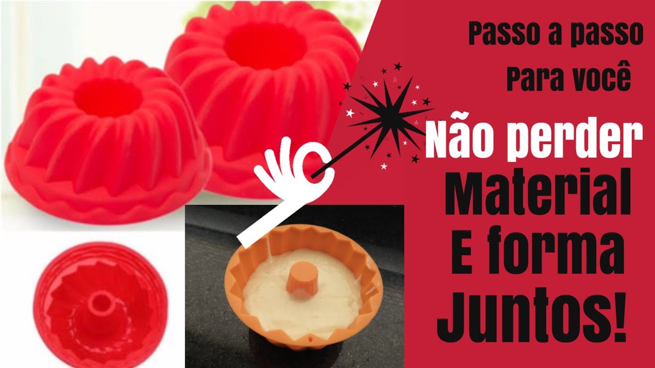 Como usar forma de silicone no forno - YouTube