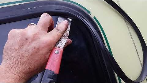 GMC Motorhome Window Rubber Seal Replacement