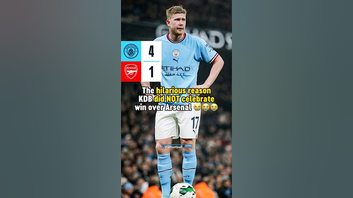 Why De Bruyne did NOT celebrate Man City's win vs Arsenal 👀 #football