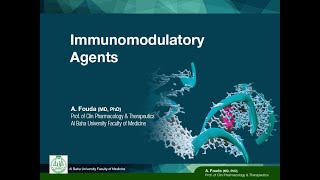 Pharmacology of Blood (Ar) - Immunomodulatory Agents