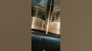 two rolls steel rod trapezoid thread rolling machine #shorts