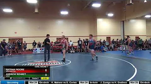 Junior 152 Nathan Moore Washington Vs Andrew Rohre...