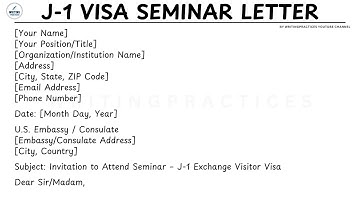 Hoe schrijf je een uitnodigingsbrief voor een J1-visumseminarie voor een uitwisselingsprogramma |...