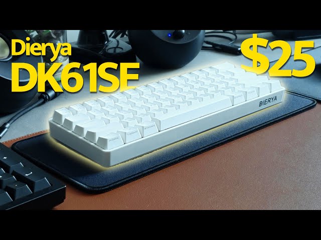  DIERYA 60% Mechanical Keyboard, DK61se Wired Gaming