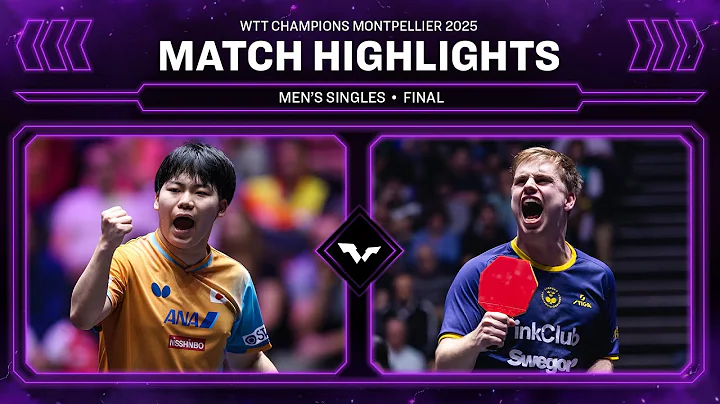 Sora Matsushima vs Truls Moregard | MS Final | #WTTMontpellier 2025 