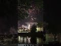 Fireworks display as part of the singapore national day rehearsal at the sg river