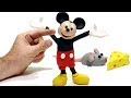 Mickey Mouse & Superhero Play Doh Cartoons  Stop Motion for kids