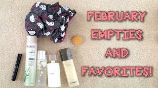 February Empties and Favorites 2015