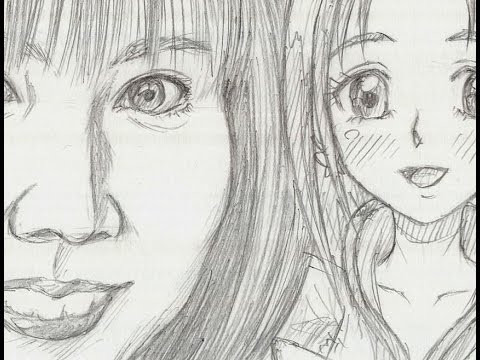 鉛筆で描いて見た!197 永野 愛ながの あい Yes!プリキュア5GoGo! キュアミント版