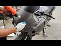 Honda CBR Vinyl Wrapping Charcoal Grey | CBR Modification | Vwraps Sikar |