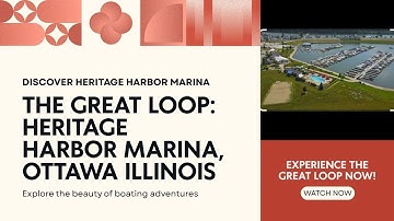The Great Loop: Heritage Harbor Marina, Ottawa Illinois 61350 #greatloop #dji #djimini3pro