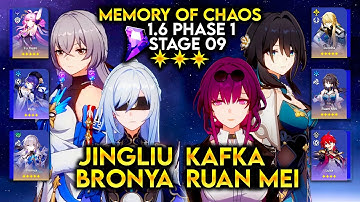 Hypercarry Jingliu & Kafka Ruan Mei | Memory of Chaos Stage 09 - 3 Stars | HSR 1.6