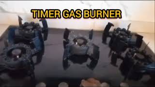 Smart Timer Gas Cooking Burner That Uses Battery To Turn On And Off.