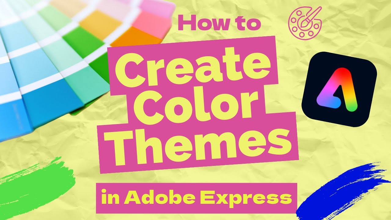How to Create a Color Theme in Adobe Express - YouTube