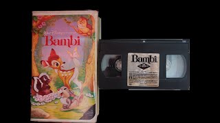 Closing to Bambi 1989 VHS