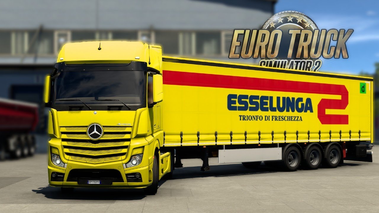 CONSEGNA PER SUPERMERCATO ITALIANO su ETS2!