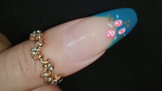 cute nail art design for spring #shorts