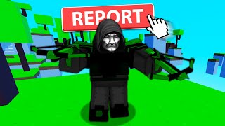 Becoming a HACKER on Roblox Bedwars...