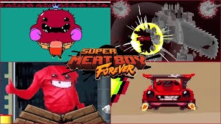 Super Meat Boy Forever – Все порталы и пасхалки / All Warp Zones & References