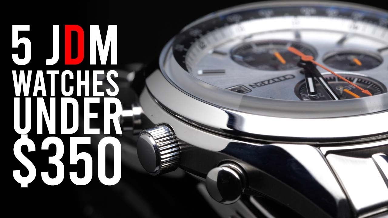 5 Amazing Japan Only Watches you can get (if you know how) - Watch of the  Month: JDM - YouTube