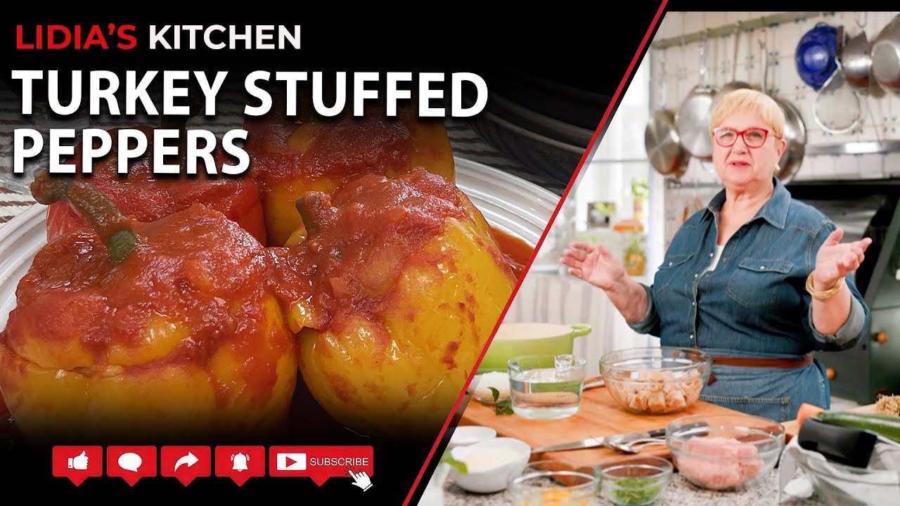 Перцы, фаршированные индейкой