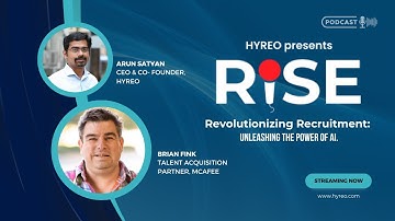 Hyreo Rise | Revolutionizing Recruitment: Unleashing the Power of AI| Brian Fink