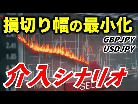 為替介入カウントダウン!?｜急落より狙いは急騰｜戻り（押し）を待つメリット【FX ポンド円/ドル円 相場予想】