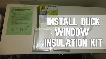 How to install Duck Window Insulation Kit DIY video #diy #duck #window #insulation