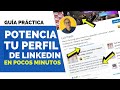 Cómo 𝗲𝗱𝗶𝘁𝗮𝗿 𝘆 𝗠𝗘𝗝𝗢𝗥𝗔𝗥 tu perfil de LINKEDIN 𝗥Á𝗣𝗜𝗗𝗢 🚀 Curso LinkedIn