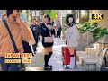 4kr japan travel 2024  walk in harajukutokyo japan   relaxing natural city ambience