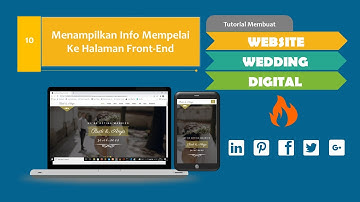Website Undangan Pernikahan dengan Codeigniter | 10. Menampilkan Info Mempelai ke Front-End