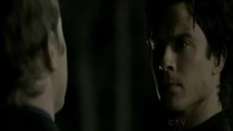 DAMON THROWS JOHN GILBERT OFF THE ROOF-EPISODE 18 ''UNDER CONTROL'' VAMPIRE DIARIES