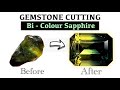 GEMSTONE CUTTING - Bi - Colour Unheated Sapphire